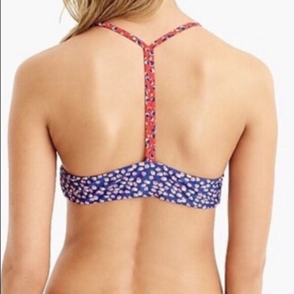 NWT J. Crew eco banded bikini top rosebud XL - Picture 2 of 6